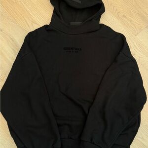 Essentials Jet Black Sweatshirt